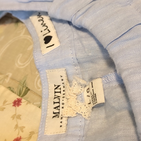 🔷 Light blue linen dress with pockets! - Picture 6 of 7